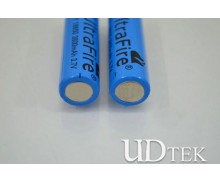 3.7v 3800mah 18650 blue battery sharp head Rechargeable lithium battery UD09101